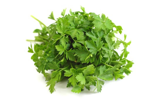Parsley it is isolated on white