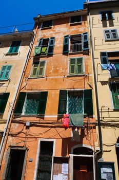 Colorful Building in Cinque Terre Italy