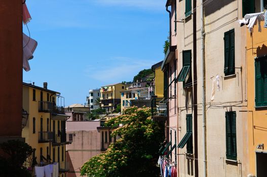 Colorful Homes in Cinque Terre Italy