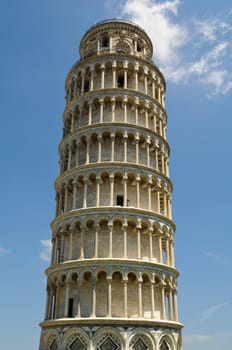 Leaning Tower of Pisa in Italy