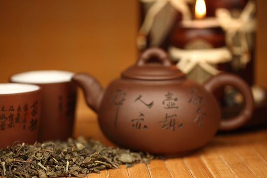  china tea background close up