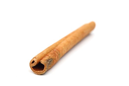 cinnamon pile isolated on white