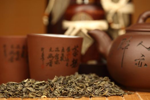 china tea background close up