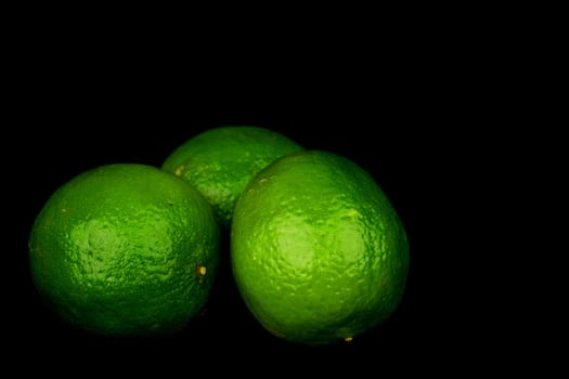 lime isolated close up