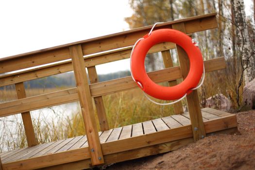 boat in lake nature background