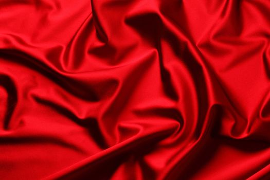 red satin background close up