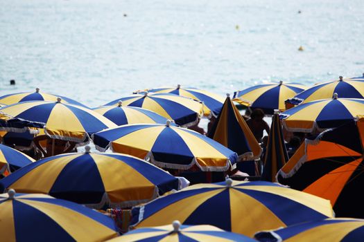umbrellas on beach