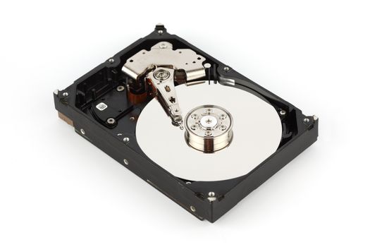 hdd isolated on white background