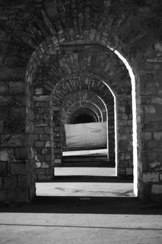 gothic stone passage architecture monument