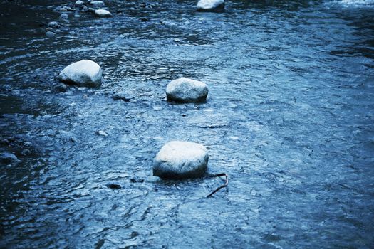river in motion nature background