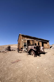 Old abandoned mining town