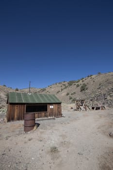 Old abandoned mining town