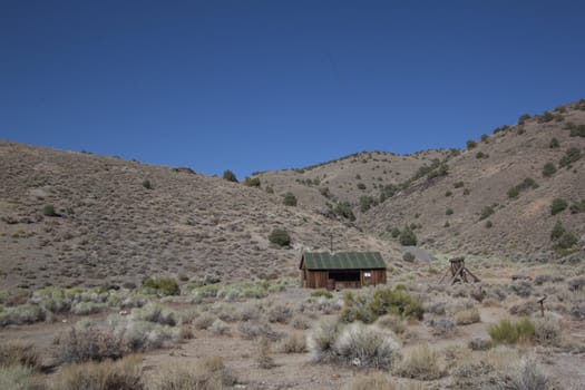 Old abandoned mining town