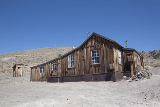 Old abandoned mining town