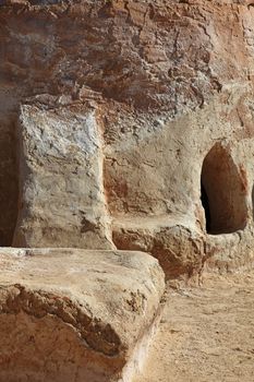 Building in the desert - Tunisia