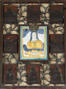 Icon of Madonna. Gift from Italy to Basilica of the Annunciation