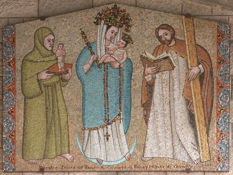 Icon of Madonna. Gift from Colombia to Basilica of the Annunciation