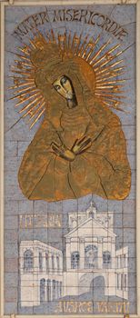 Icon of Madonna. Gift from Lithuania to Basilica of the Annunciation