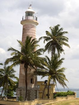 Lighthouse in Galle. Sri Lanka