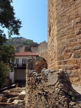 Castle walls Alanya, Turkey