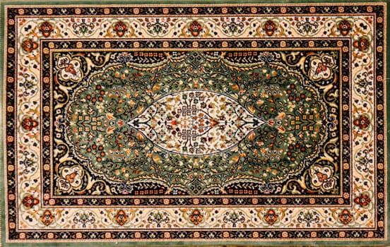 Arabic rug with floral pettern 