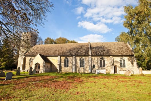 St Giles Church in Risby, a small village in Suffolk, UK