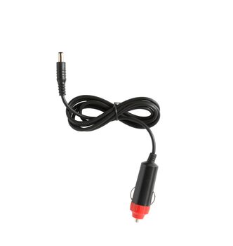 Car cell phone charger isolated on white background with clipping path