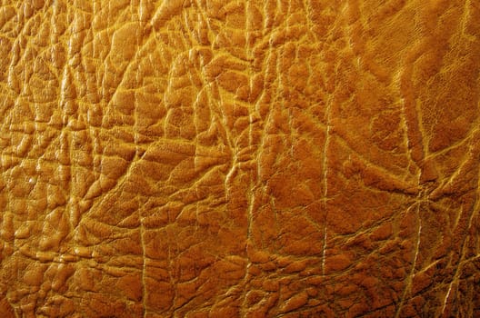 Close up natural brown leather texture 