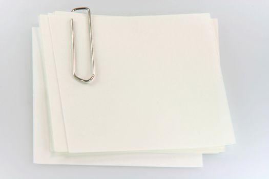 stationary and business items paper notes with metalic clip