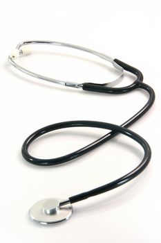 auscultation phonendoscope health and medical objects isolated on white background vertical