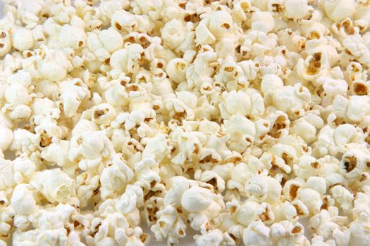 pop corn closeup for background use food and entertainment conceps