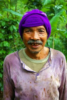 Coffee grower, Bali, Indonesia.