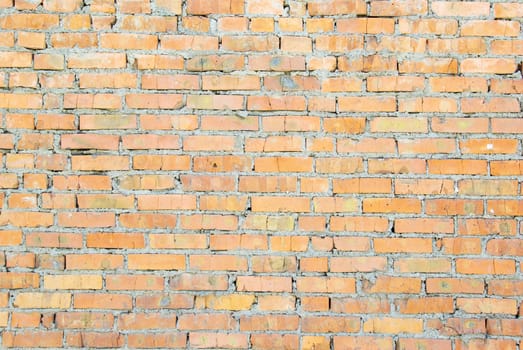 Red brick wall. Brick background