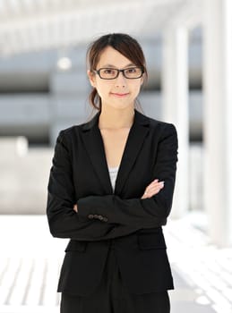 young asian business woman