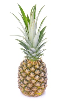 fresh pineapple isolated on the white background