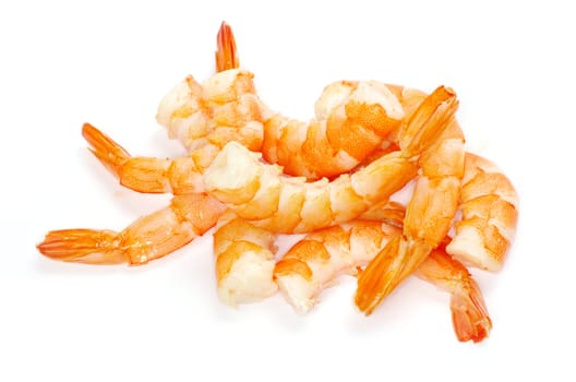 Shrimp isolated ona white background