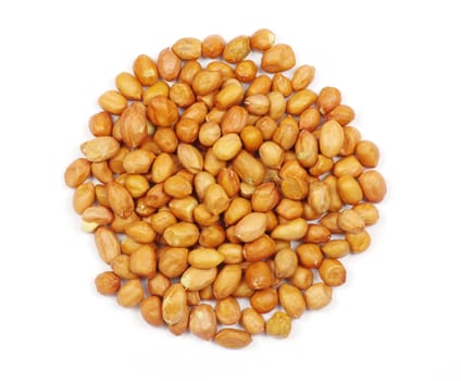 peanuts isolated on white background