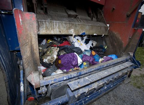 Back of a Garbage Truck