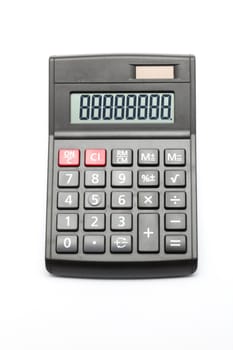 Black Calculator on white background