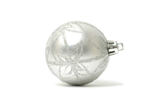 christmas ball isolated on a white background