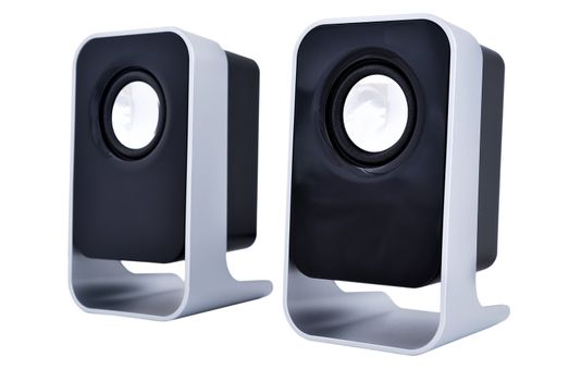computer speakers on a white background