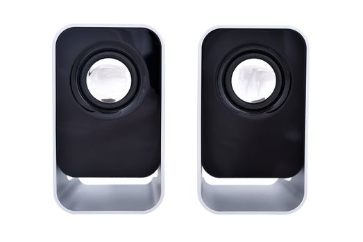 computer speakers on a white background