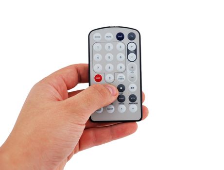 remote control tv tuner in my hand