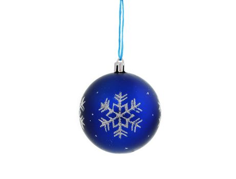 Christmas ball on white background