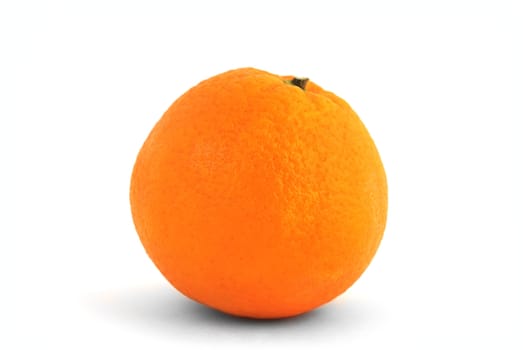 ripe oranges on a white background