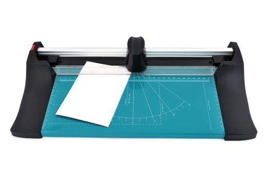 paper cutter on a white background