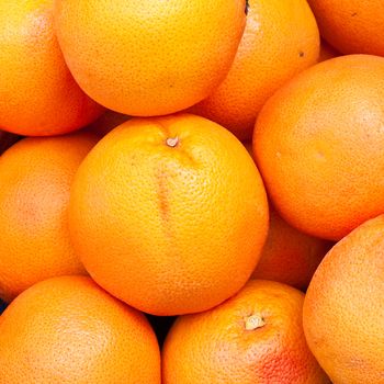 Close up of ripe grapefruits