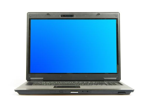 professional laptop isolated on white background 