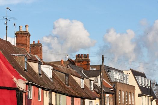 colorful houses in bury st edmunds