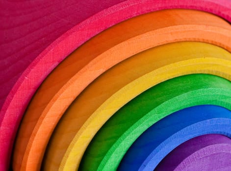 wooden rainbow background